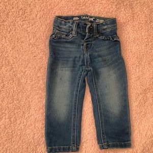 Toddler Girls Ruffled Pocket Jeans